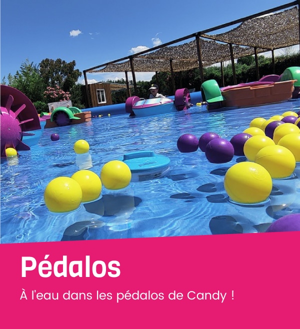 Activité Candyland - Pédalos
